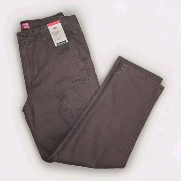 Levi's Other - Levi’s XX Cargo Taper Pants Men's 32x30 Delicioso Brown Stretch Poplin Chino NEW